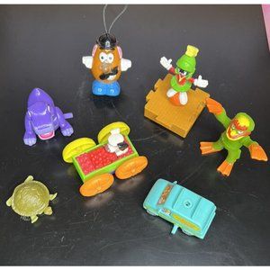 McDonald's Burger King Toy Lot 101 Dalmatians Simpsons Potato‎ Head Cake Toppers